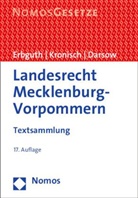 Thomas Darsow, Thomas Darsow (Dr.), Wilfried Erbguth, Joachim Kronisch, Joachi Kronisch (Dr.) - Landesrecht Mecklenburg-Vorpommern