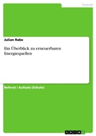 Julian Rabe - Ein Überblick zu erneuerbaren Energiequellen