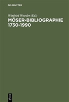 Winfrie Woesler, Winfried Woesler - Möser-Bibliographie 1730-1990