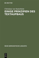 Christiane Von Stutterheim - Einige Prinzipien des Textaufbaus