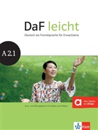 Sabin Jentges, Sabine Jentges, Elk Körner, Elke Körner, Angeli Lundquist-Mog - DaF leicht - A2.1: DaF leicht A2.1 : Deutsch als Fremdsprache für Erwachsene : Kurs und Ubungsbuch mit DVD-ROM