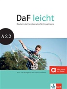 Sabin Jentges, Sabine Jentges, Elk Körner, Elke Körner, Angeli Lundquist-Mog - DaF leicht - A2.2: DaF leicht A2.2 : Deutsch als Fremdsprache für Erwachsene : Kurs- und Ubungsbuch mit DVD-ROM