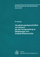 Robert Schnatz - Verarbeitungseigenschaften von Zement bei der Fertigmahlung in Mahlanlagen mit Gutbett-Walzenmühle