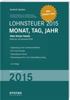 Stollfuß Tabellen: Lohnsteuer 2015, Monat / Tag / Jahr, Mehr-Kinder-Tabelle