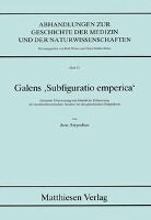 Jens Atzpodien - Galens ' Subfiguratio emperica'