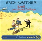 Erich Kästner, Walter Trier, Mathias Einert, Edith Hancke, Karin Hardt, Tobias Meister... - Emil und die drei Zwillinge, 1 Audio-CD (Audio book)