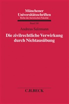 Andreas Salzmann - Die zivilrechtliche Verwirkung durch Nichtausübung