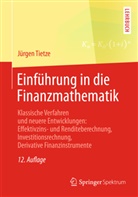 Jürgen Tietze - Einführung in die Finanzmathematik