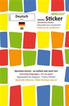 Fischer Henry, Hunstein Philipp - mindmemo Vokabel Sticker - Grundwortschatz Deutsch (DaF) / English - 280 Vokabel-Aufkleber