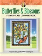 Carol Schmidt - Creative Haven Butterflies and Blossoms Stained Glass Coloring Book