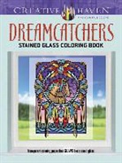Marty Noble - Creative Haven Dreamcatchers Stained Glass Coloring Book