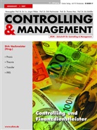 Dirk Hachmeister, Jürgen Weber - ZfCM (Zeitschrift für Controlling und Management), Sonderhefte - 2007/1: Controlling und Finanzdienstleister