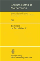P. - A. Meyer, P. -A. Meyer, P.-A. Meyer - Séminaire de Probabilités X
