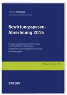Bewirtungsspesen - Abrechnung 2015, Formularblock