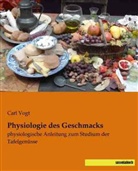 Car Vogt, Carl Vogt - Physiologie des Geschmacks