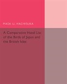 Masa U. Hachisuka, Hachisuka Masa U. - Comparative Hand List of the Birds of Japan and the British Isles