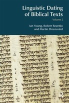 Martin Ehrensvard, Martin Ehrensvärd, Robert Rezetko, Ian Young, Ian Rezetko Young - Linguistic Dating of Biblical Texts: Volume 2