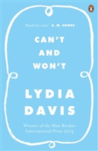 Lydia Davis, Davis Lydia - Can''t and Won''t