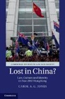 Carol A. G. Jones, Carol A. G. (University of Wolverhampton) Jones, Jones Carol A. G. - Lost in China?