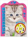 Jutta Langer, S. L. Langer, Jennifer Tulip - Tierkinder Malbuch mit vielen Glitzerstickern, Katze
