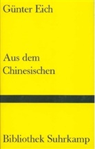Günter Eich - Aus dem Chinesischen