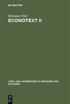 Hermann Fink, Wolfgang Rothfritz, Anne Helen Spaeth, James E. Unter Mitarb. von Schäfer - EconoTexts - Bd.2: Econotext