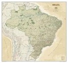 National Geographic Maps, National Geographic Maps - Reference - National Geographic Brazil Wall Map - Executive - Laminated (41 X 38 In)