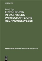 Rudolf Peto - Einführung in das volkswirtschaftliche Rechnungswesen