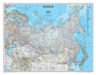 National Geographic Map Russia Political, Planokarte