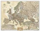 National Geographic Map Executive Europe Political, enlarged (1 : 5.419.000), Planokarte
