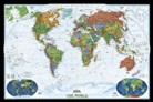 National Geographic Map World Political, Winkelprojektion, Decator, Planokarte
