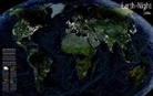 National Geographic Map Earth at Night, Planokarte
