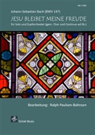 Johann Sebastian Bach, Ralph Paulsen-Bahnsen - Jesu bleibet meine Freude, für Solo und Zupforchester (gem. Chor und Continuo ad lib.)