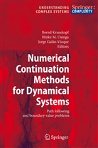 Jorge Galan-Vioque, Bernd Krauskopf, Hink M Osinga, Hinke M Osinga, Hinke M. Osinga - Numerical Continuation Methods for Dynamical Systems