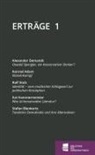 Konra Adam, Konrad Adam, Stefan Blankertz, Alexande Demandt, Alexander Demandt, Kai Hammermeister... - Erträge