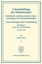 Adolf Günther, Fran Eulenburg, Franz Eulenburg - Lebenshaltung des Mittelstandes.