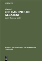 Albateni, Geor Bossong, Georg Bossong - Los canones de Albateni