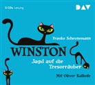 Frauke Scheunemann, Oliver Kalkofe - Winston - Jagd auf die Tresorräuber, 3 Audio-CD (Hörbuch)