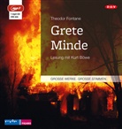 Theodor Fontane, Kurt Böwe - Grete Minde, 1 Audio-CD, 1 MP3 (Hörbuch)