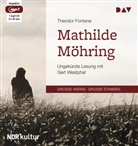 Theodor Fontane, Gert Westphal - Mathilde Möhring, 1 Audio-CD, 1 MP3 (Audiolibro)