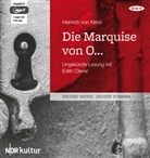 Heinrich von Kleist, Edith Clever - Die Marquise von O, 1 Audio-CD, 1 MP3 (Audio book)