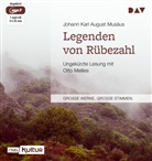 Johann K. A. Musäus, Johann Karl August Musäus, Otto Mellies - Legenden von Rübezahl, 1 Audio-CD, 1 MP3 (Audio book)