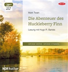 Mark Twain, Hugo R. Bartels - Die Abenteuer des Huckleberry Finn, 1 Audio-CD, 1 MP3 (Audiolibro)