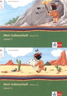 Mein Indianerheft: Mein Anoki-Übungsheft - Lesen C+D, Klasse 1/2, 2 Hefte