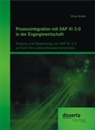 Oliver Budde - Prozessintegration mit SAP XI 3.0 in der Engergiewirtschaft: Analyse und Bewertung von SAP XI 3.0 anhand des Lieferantenwechselprozess