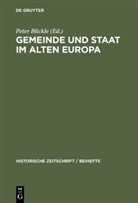 Pete Blickle, Peter Blickle - Gemeinde und Staat im Alten Europa