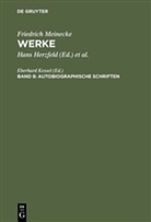 Friedrich Meinecke, Gisela Bock, Hans Herzfeld, Walther Hofer, Eberhar Kessel, Eberhard Kessel... - Werke - Band 8: Autobiographische Schriften