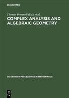 Thoma Peternell, Thomas Peternell, Schreyer, Schreyer, Frank-Olaf Schreyer - Complex Analysis and Algebraic Geometry
