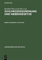 Burkhard Hess, Wolfgang Lüke, Christoph G. Paulus, Stephan Salzmann, Rolf A. Schütze, Anton Franz Steiner... - Zivilprozessordnung und Nebengesetze, Kommentar - Band 4/Teilband 1: §§ 704-807