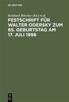 Reinhard Böttcher, Götz Hueck, Burkhard Jähnke - Festschrift für Walter Odersky zum 65. Geburtstag am 17. Juli 1996